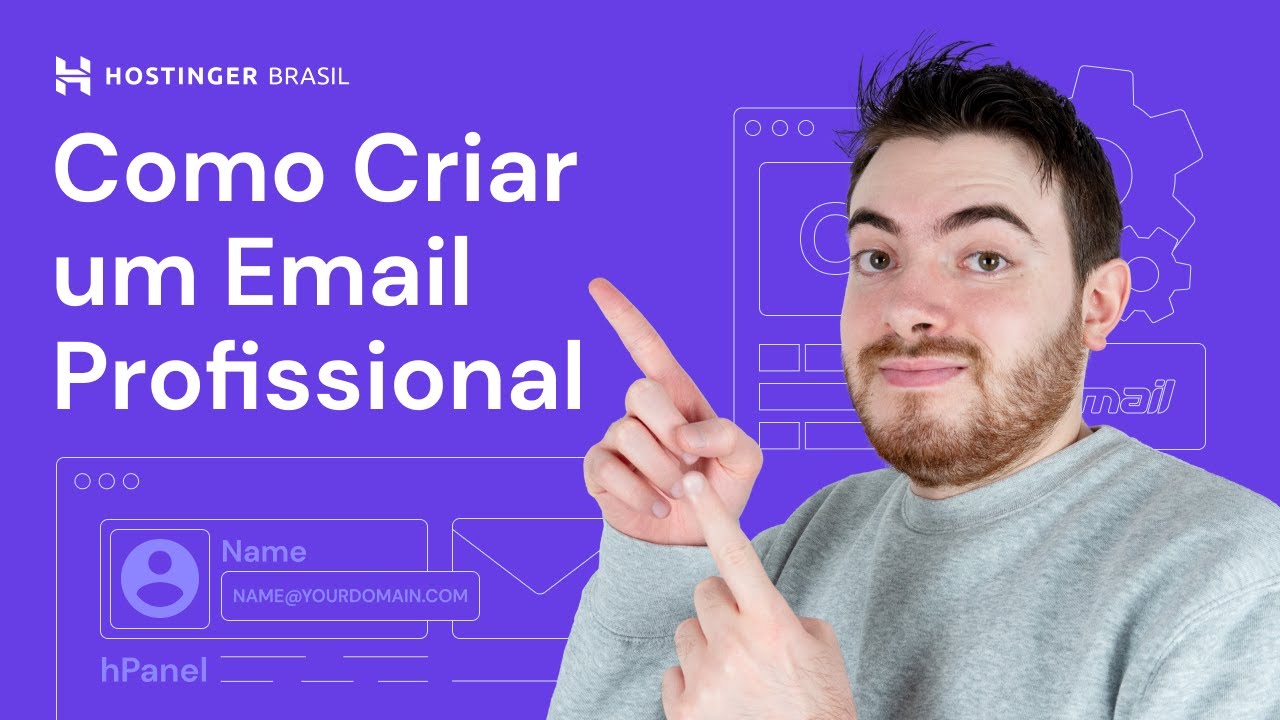 Como Criar um Email Profissional 📧 (2025) Hostinger Brasil