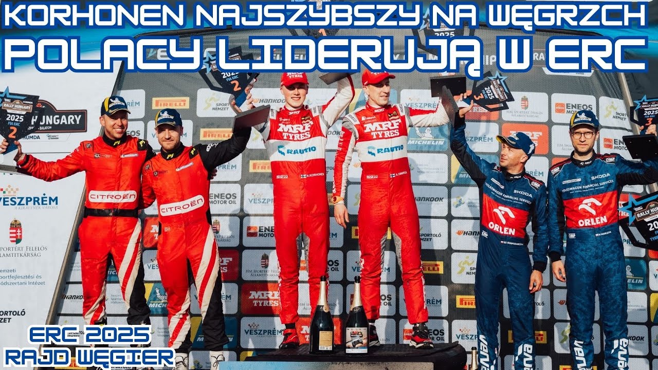 ERC 2025 - RAJD WĘGIER - POLACY LIDERUJĄ W MISTRZOSTWACH EUROPY, Rajd Węgier dla Finów #fiaerc