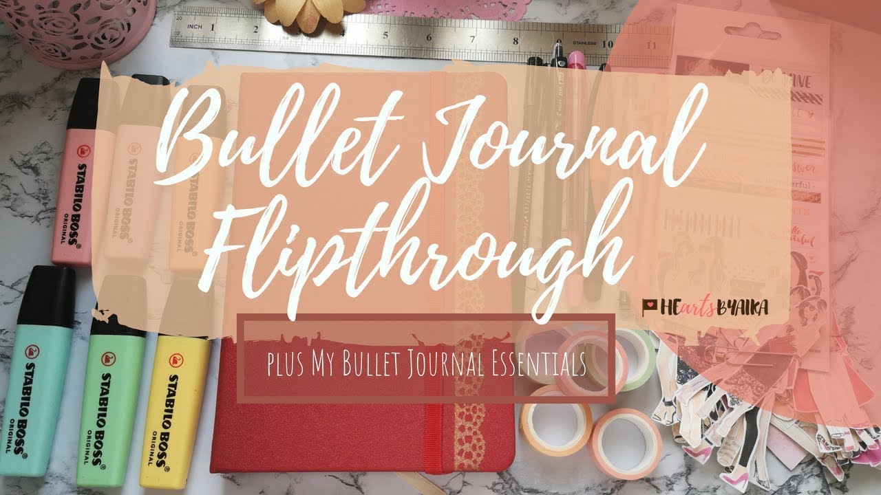 BULLET JOURNAL FLIPTHROUGH || My Journal Essentials || Philippines