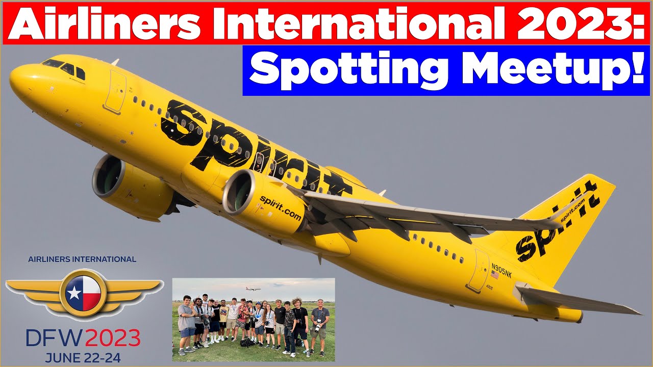 AIRLINERS INTERNATIONAL 2023: Plane Spotting Meetup at Founders' Plaza! (Heavies, Pizza, & More!)