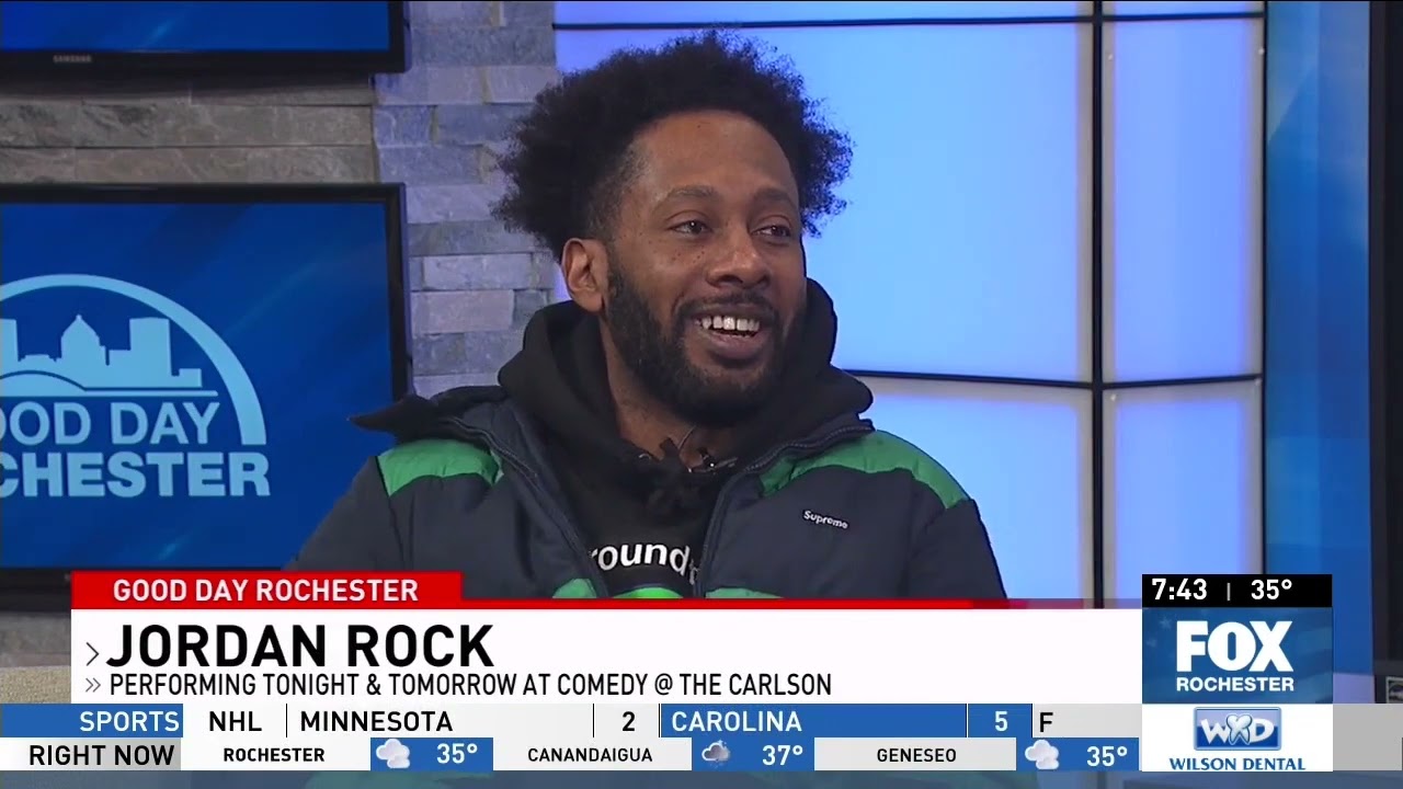 Comedian Jordan Rock on Good Day Rochester