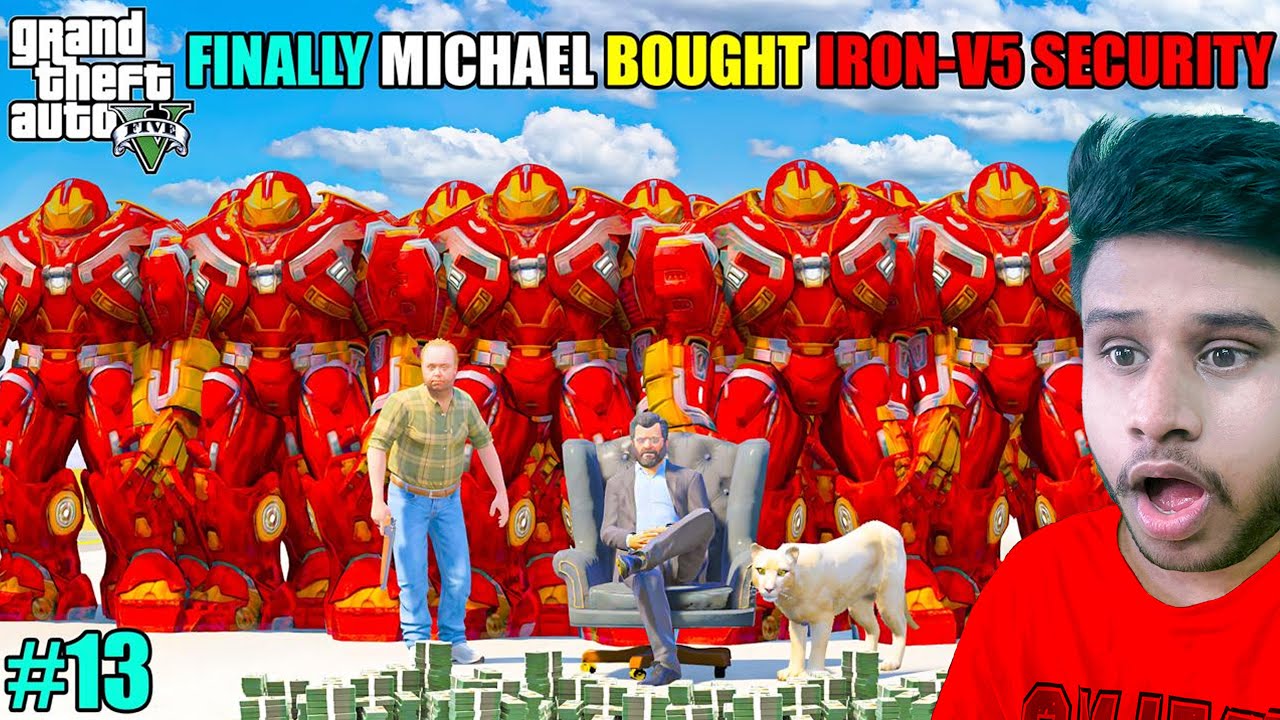 MICHAEL BUYING 9,9999,999$ IRONMAN -V6 SECURITY| GTA V GAMEPLAY #13