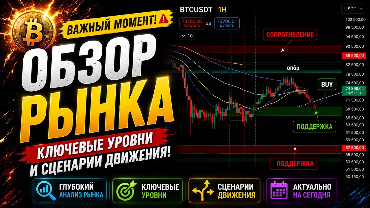 Главные тренды и разбор графиков: 📈 Криптовалюта в прямом эфире (Crypto Live Stream #90) 🚀