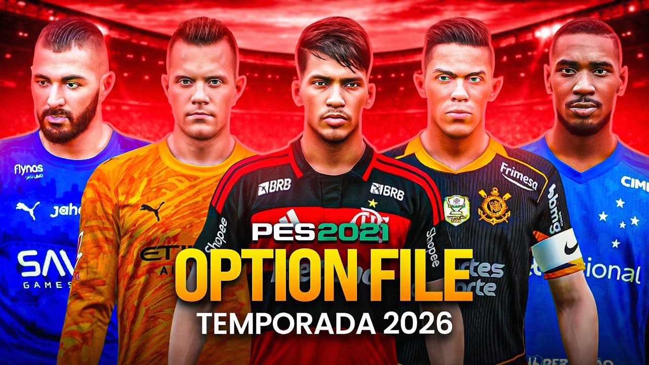 ATUALIZA&Ccedil;&Atilde;O DE FEVEREIRO PES 2021 COM JANELA DE TRANSFER&Ecirc;NCIAS E UNIFORMES 100% ATUALIZADOS