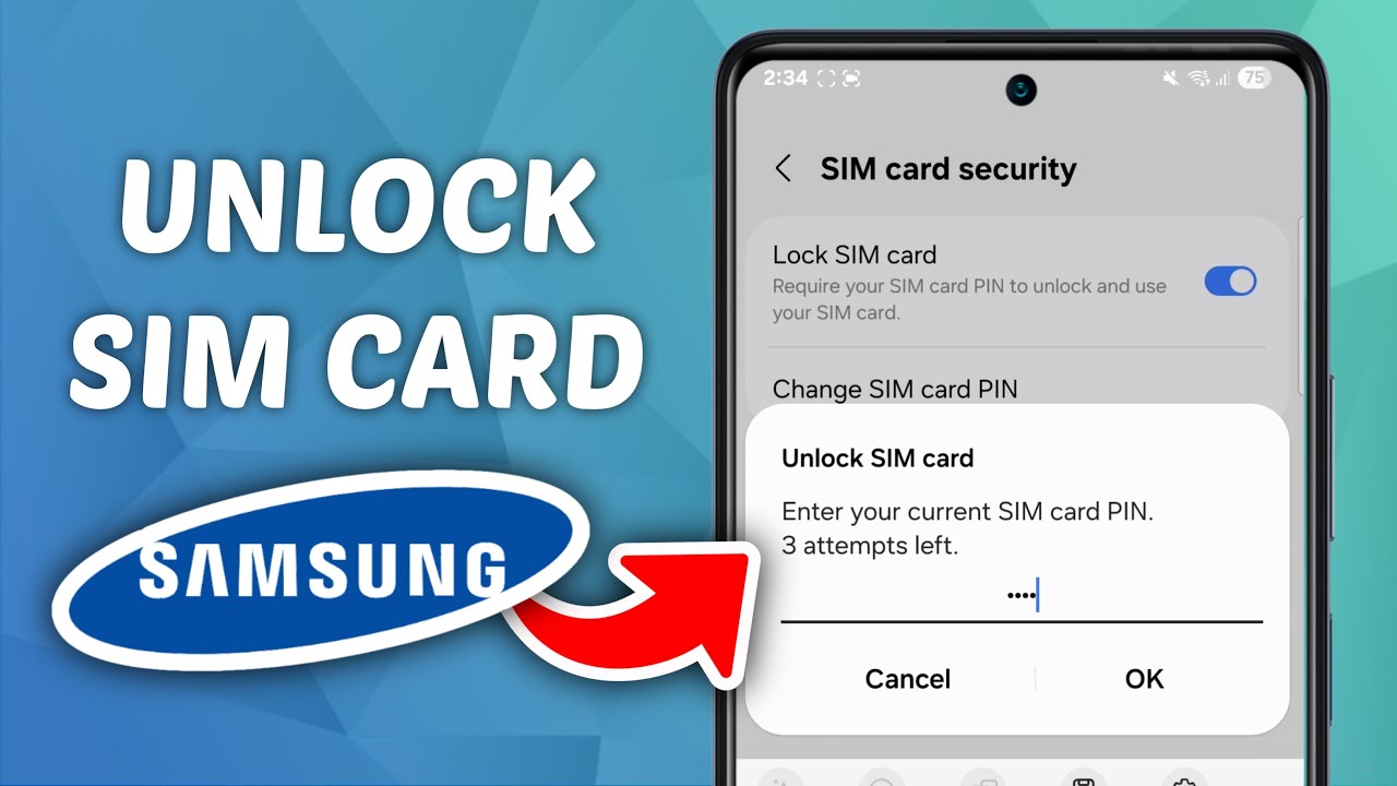 Как разблокировать SIM-карту на Samsung