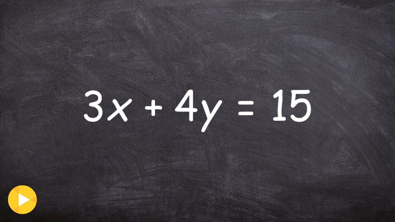 Solving an equation for y and x using two steps