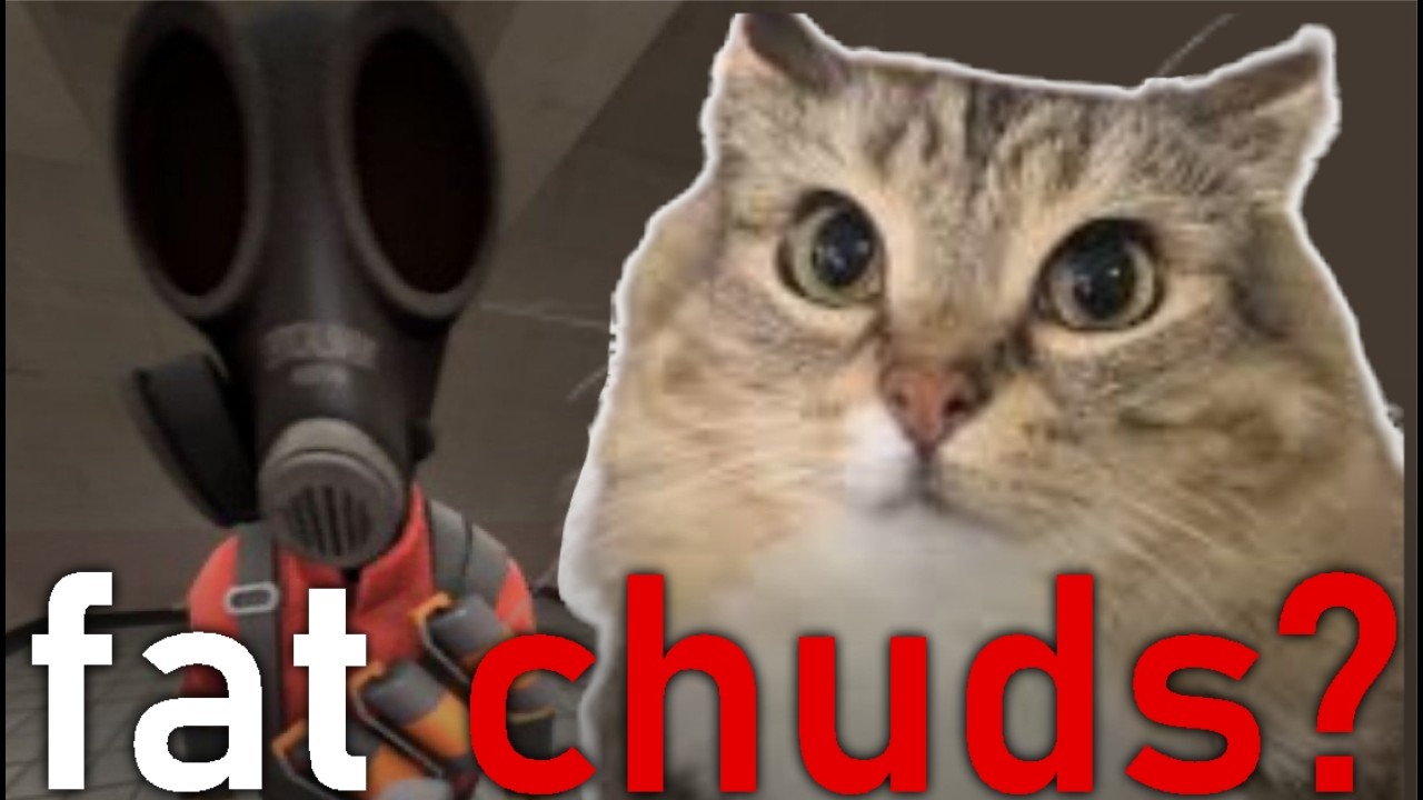 girl plays team fortress 2 (sad)