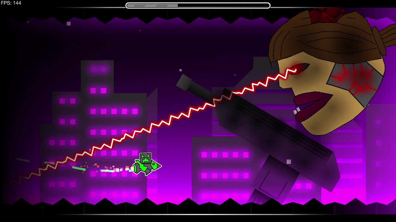 Creeperus mode II by Creeperus - my old level in Geometry Dash Void Server (GDVS)