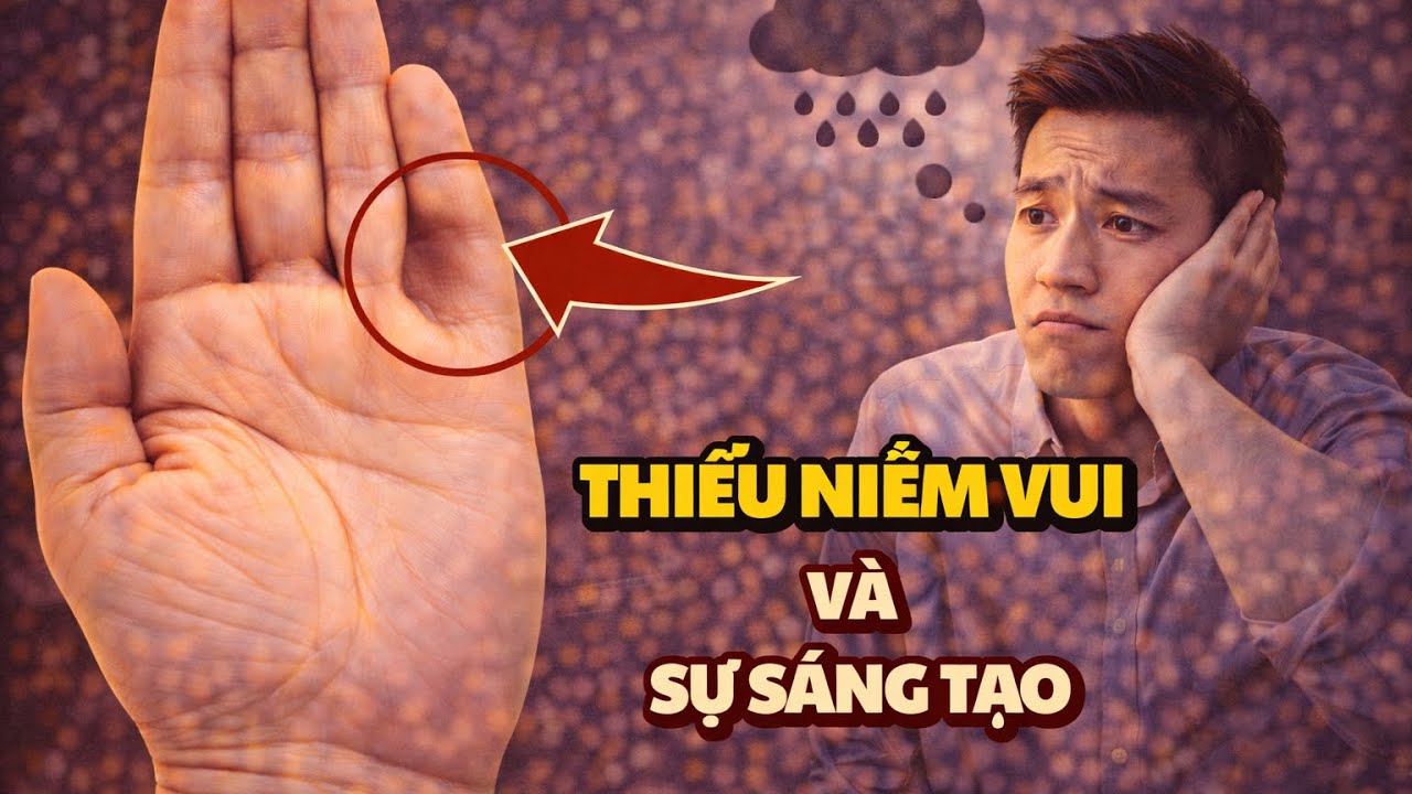 Gò Thái Dương lõm sâu – Cuộc sống thiếu niềm vui và sự sáng tạo.