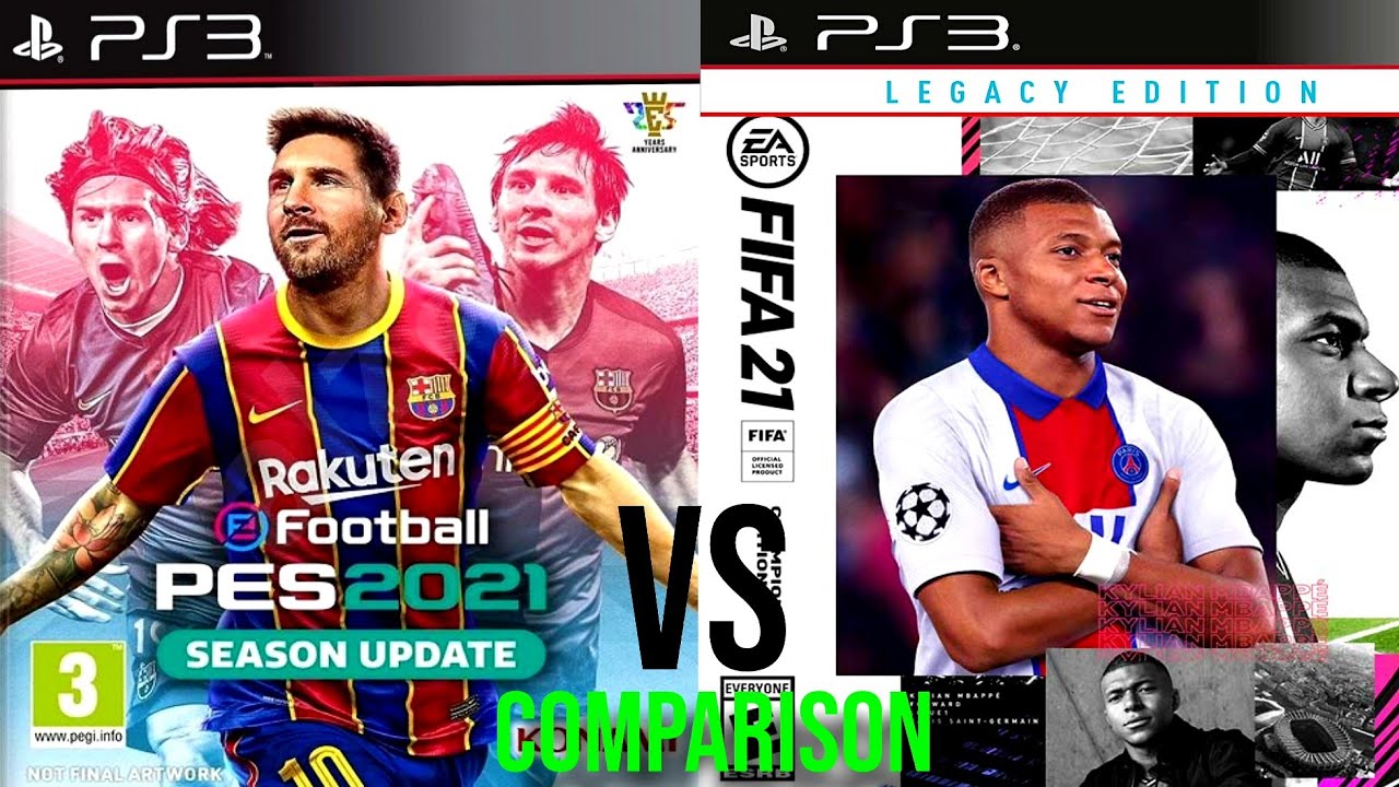 PES 2021 Vs FIFA 21 PS3