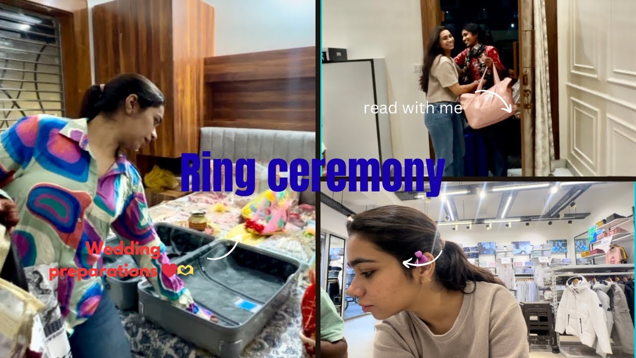  Shaadi Ki Pehli Rasmein | Family Vibes & Shaadi Wali Masti #tanishavats #vlog #ringceremony 