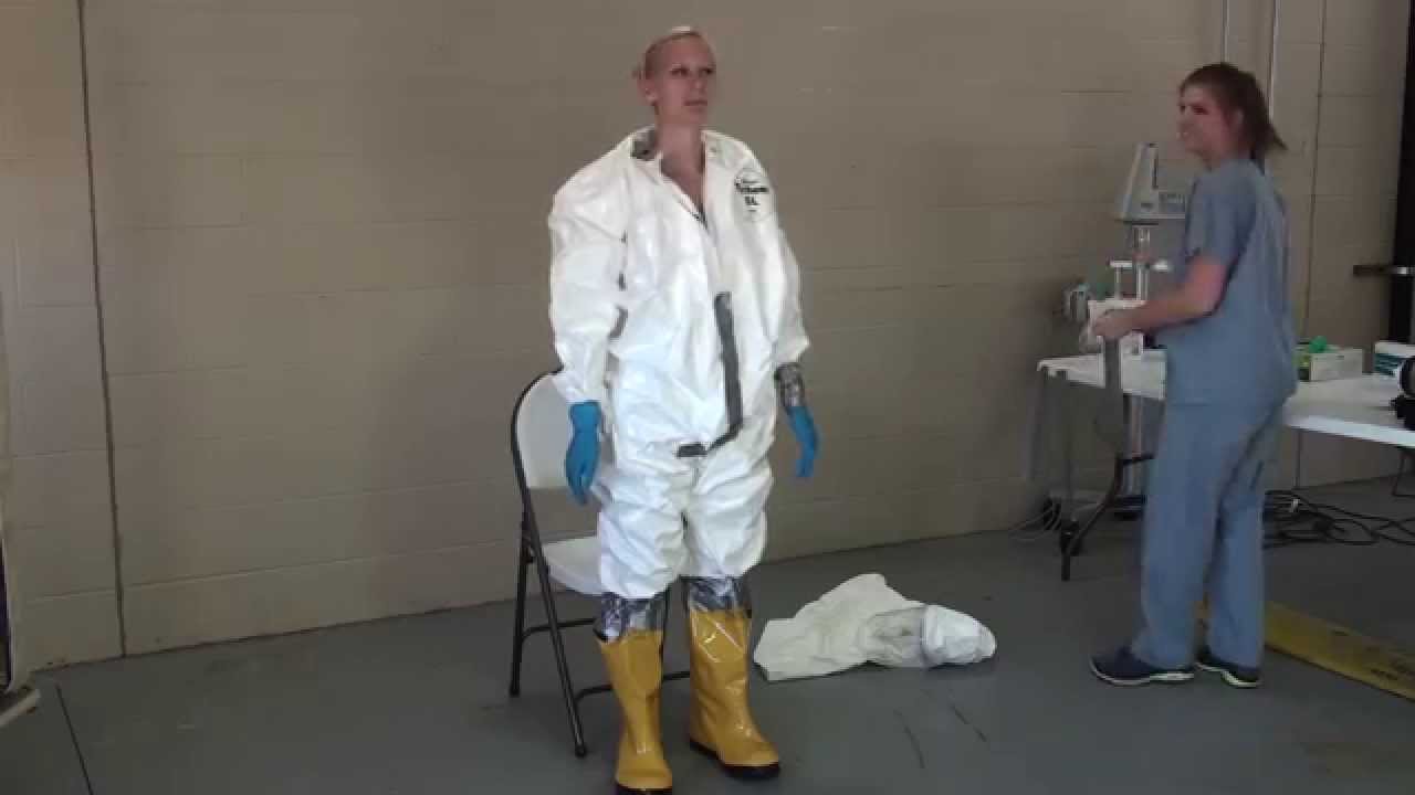 Decon Suit Donning