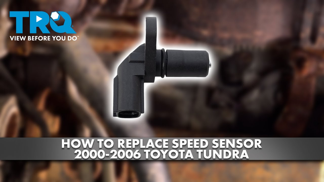 Как заменить датчик скорости на Toyota Tundra 2000-2006 годов