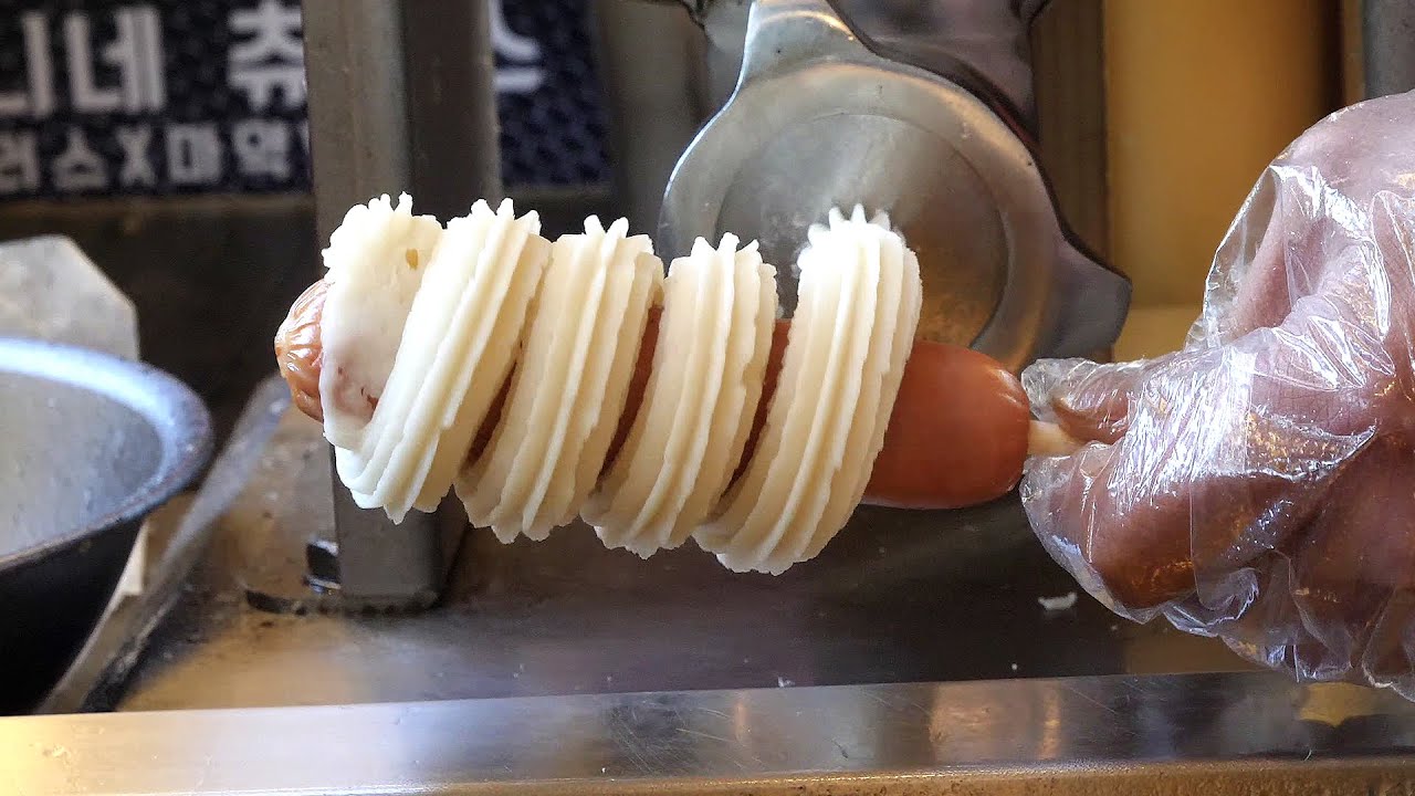 Meet the churros and the hotdog - churrodog 3,500KRW / korean street food