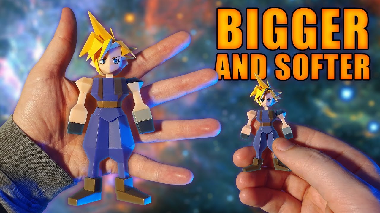Cloud Polygon Soft Vinyl Unboxing | FF7