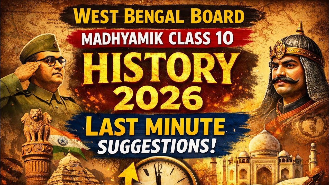 West Bengal board madhyamik Exam 2026 History suggestion ✅🤔 #wbbse #viral #history #suggestion #2026