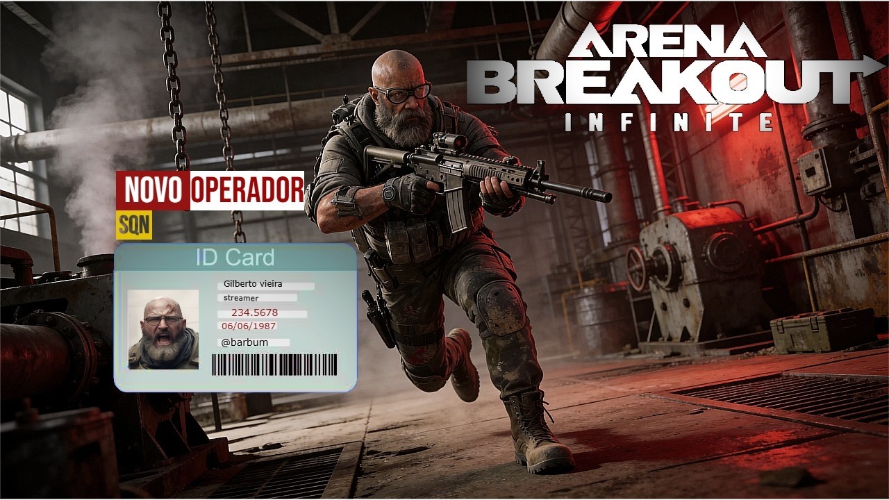 O “NOVO AGENTE” VOLTOU?! Agora o Chat Tá CONFUSO 😂 (Barba Nova de Novo?!) | Arena Breakout LIVE