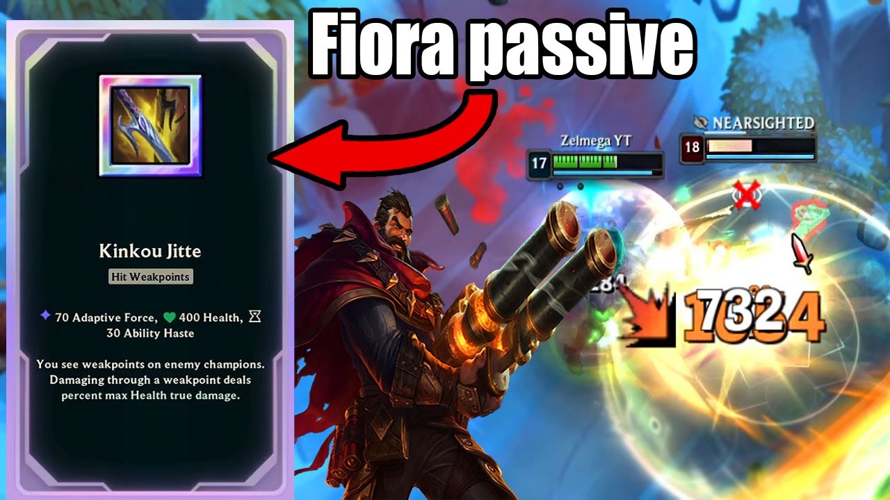 600 Attack damage Graves + Fiora passive is insane!