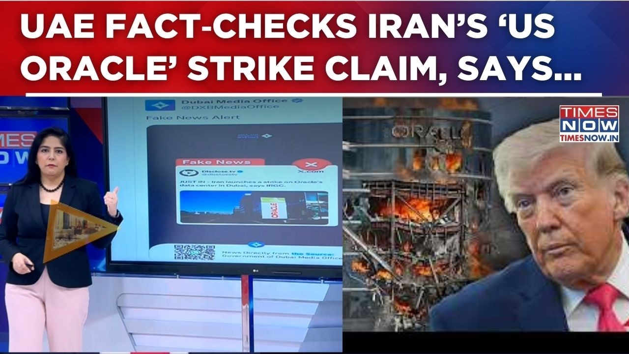 Iran Claims Strike On US Oracle Facility In UAE; Dubai Govt Denies Attack, Calls It 'Fake'