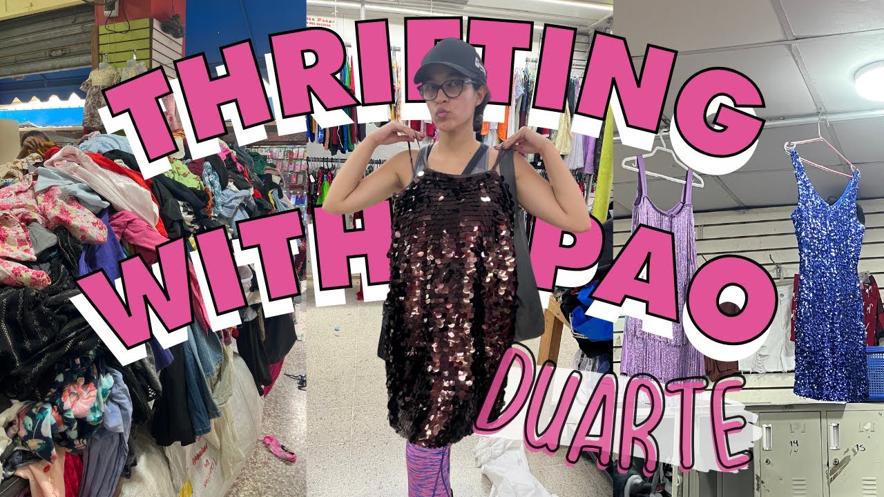 Comprando ropa en la Duarte y haul | Thrifting with Pao | Episodio 29 | Vlogmas