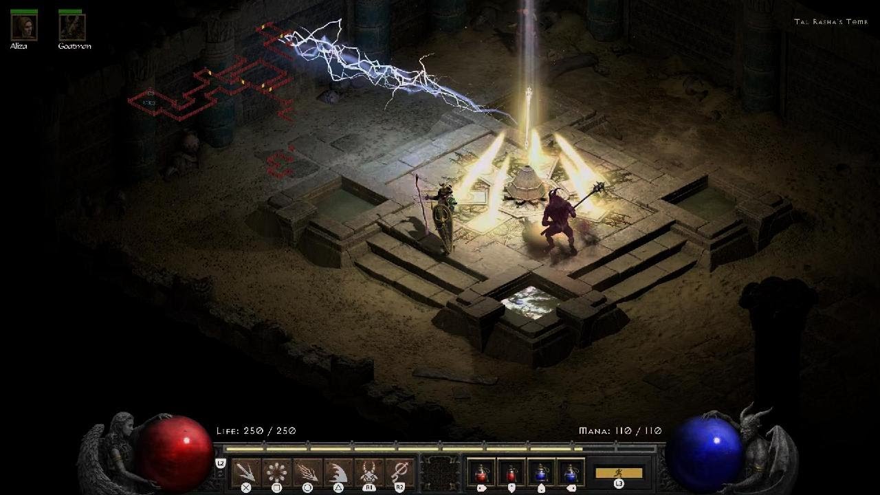 Diablo II: Resurrected Reign of the Warlock Act 2: Duriel Boss Fight Gameplay