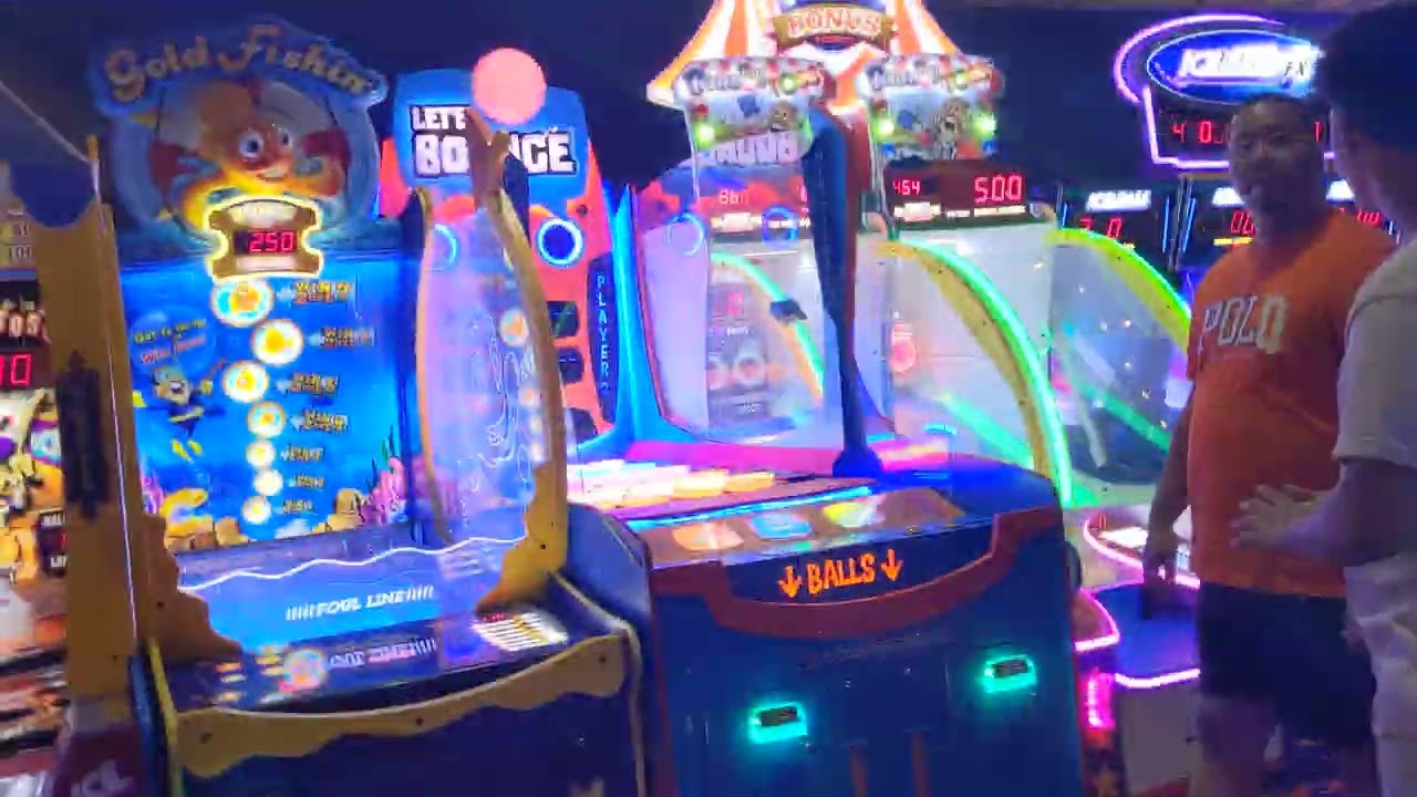 My first time at the lucky snake arcade in Atlantic City nj