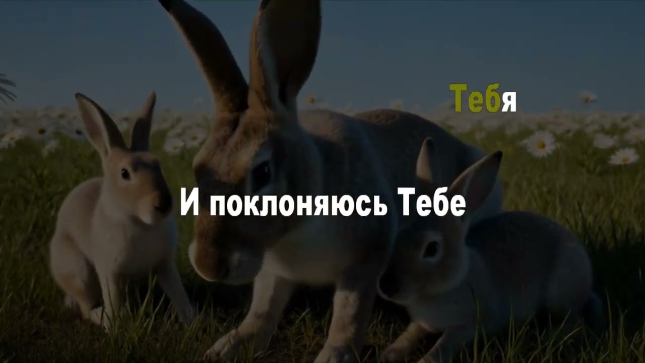 Только Ты Господь упованье мое(караоке)
