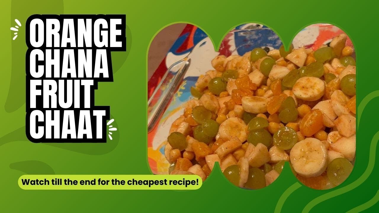 ORANGE CHANA FRUIT CHAAT YUMMIEST BY AMMA GUDDI KITCHEN