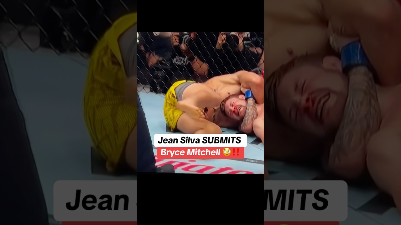 Jean Silva SUBMITS Bryce Mitchell ‼️ #fyp #ufc #submission