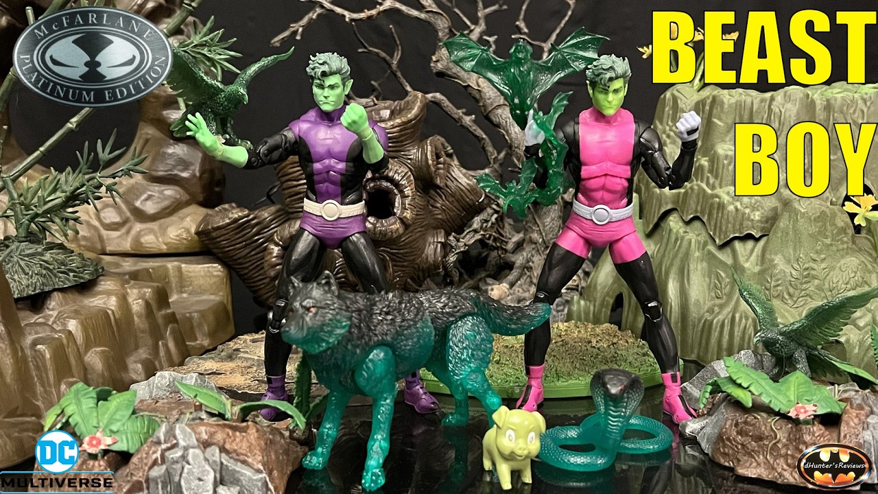 Обзор и сравнение фигурки McFarlane DC Multiverse Beast Boy SDCC UCC PLATINUM