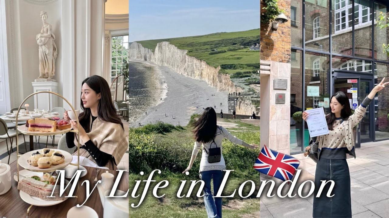 🇬🇧영국 브이로그) 브라이튼, 세븐시스터즈 | IH London 어학원 | 켄싱턴궁전, 애프터눈 티 | 하이드파크 | 타워브릿지 | 시스터액트 뮤지컬 | 런던 여행, 유학, 일상