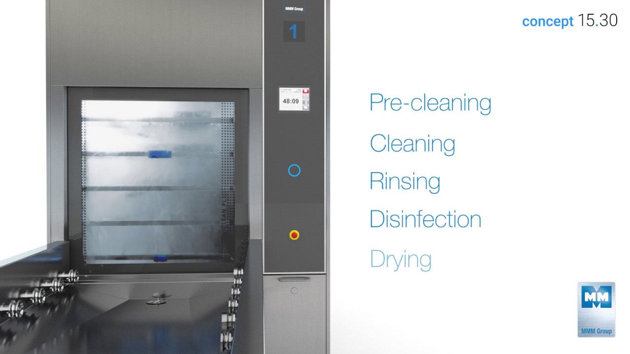 Uniclean® PL II 30 - Washer disinfector for 36 DIN trays