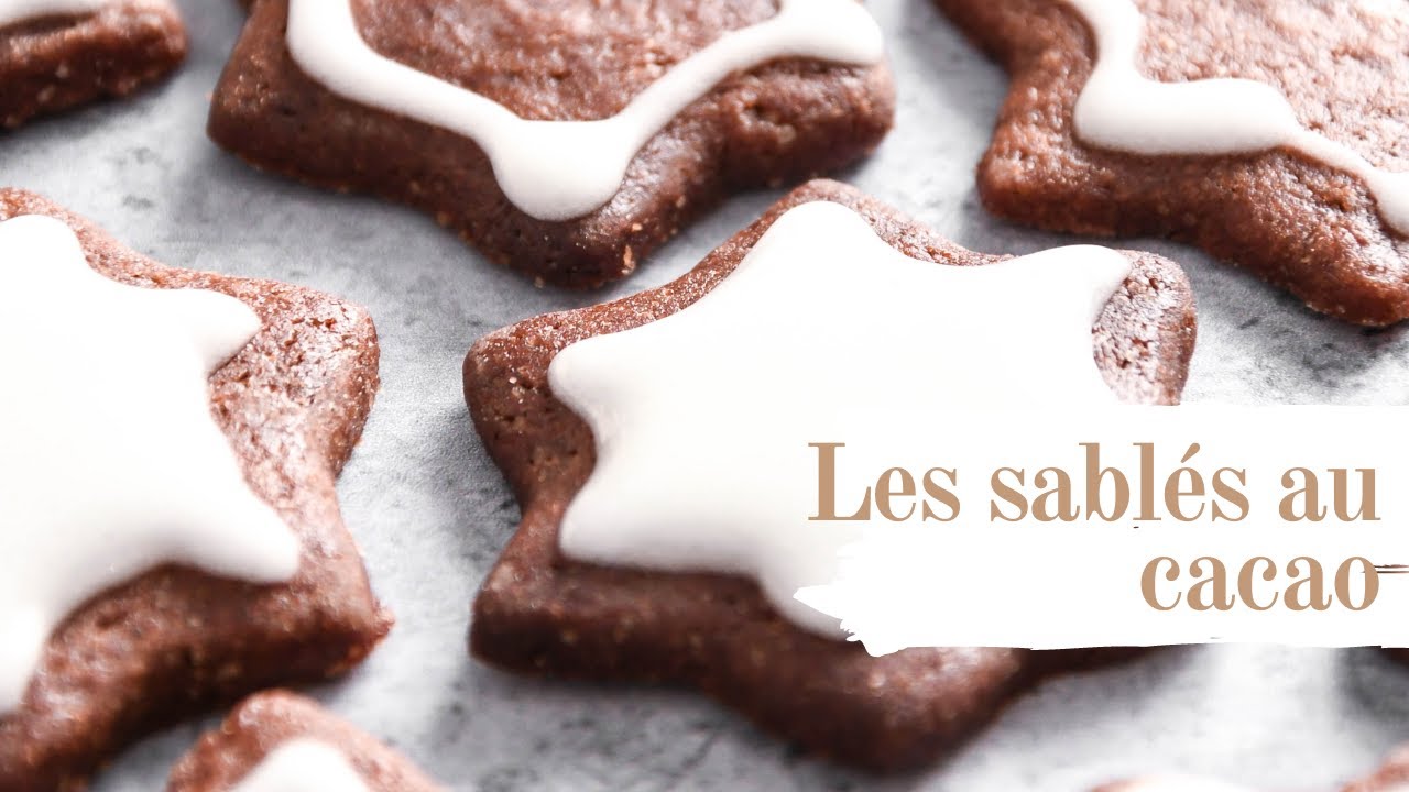 Recette des sablés cacao de Noël