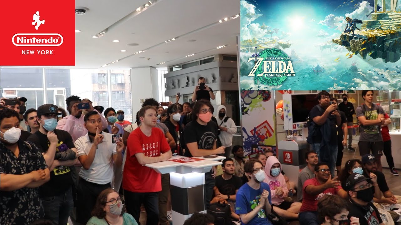 LIVE REACTION TO ZELDA TEARS OF THE KINGDOM 9/13/22 NINTENDO NY