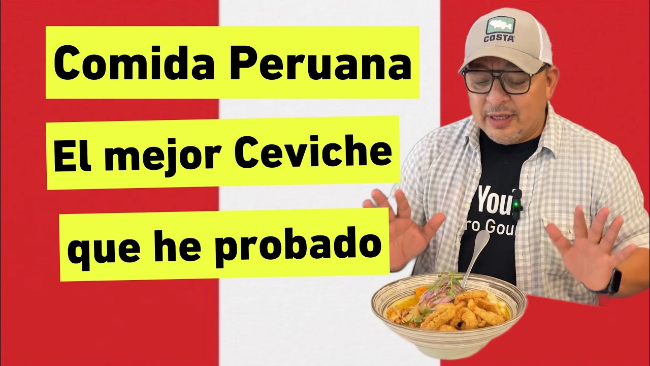 Comida PERUANA el Mejor ceviche que he probado en ORLANDO Aji Ceviche Bar