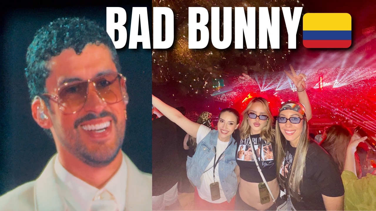 fui al concierto de Bad Bunny en Medellin - Vlog 1/2