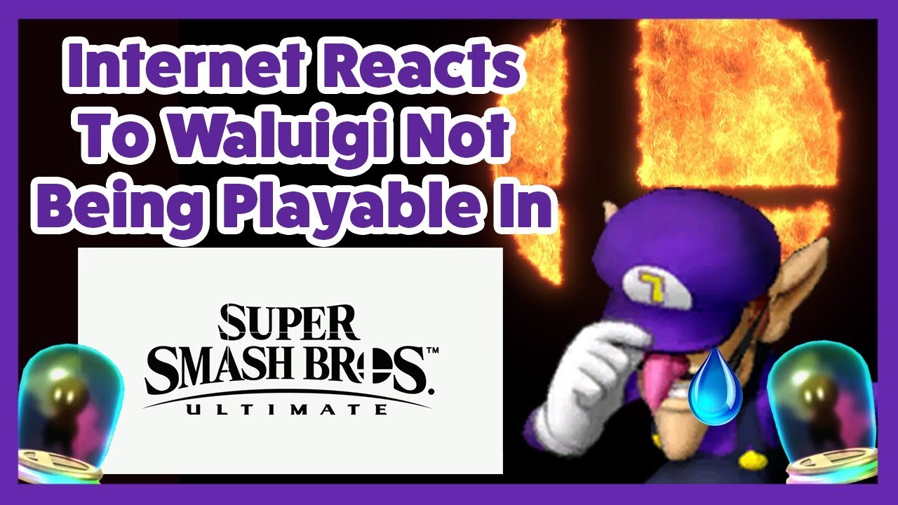 The Internet's Reaction To Waluigi Being An Assist Trophy In Super Smash Bros Ultimate