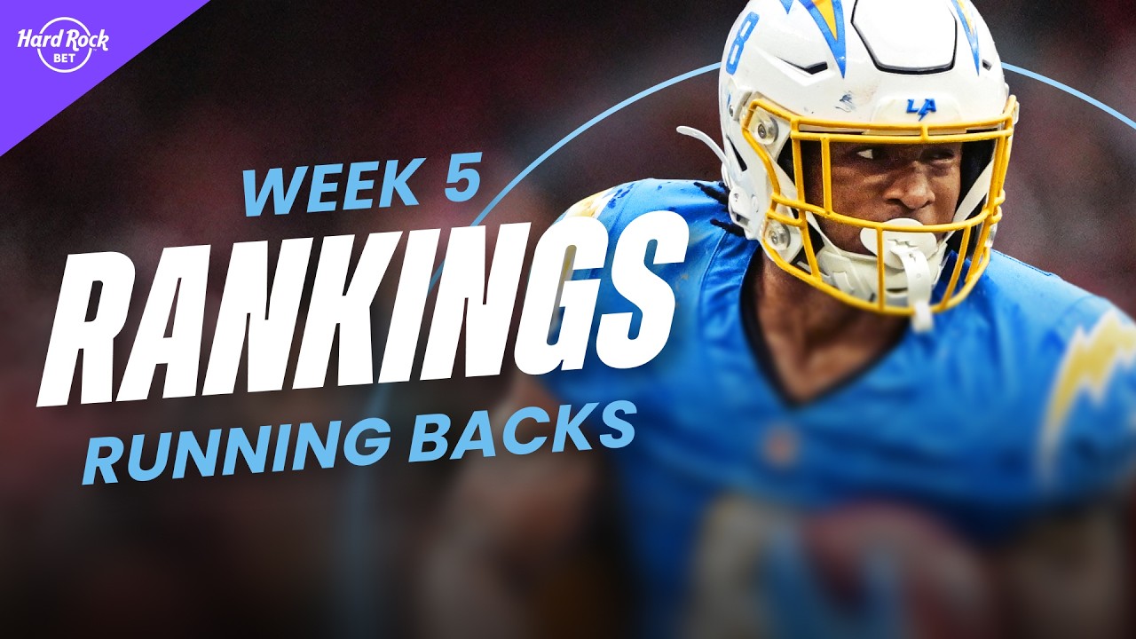 Fantasy Football Rankings & Tiers | RB Studs, Busts & Sleepers (Week 5)