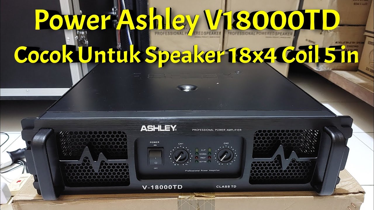 Fungsi Tombol Sub Dibelakang Power Ashley V18000TD Harga Murah Tapi Horeg.