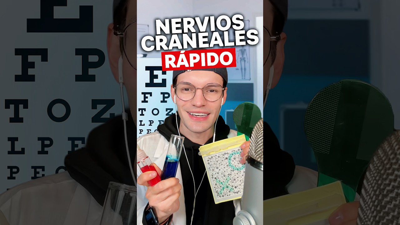 TE HAGO UN TEST M&Eacute;DICO DE LOS NERVIOS CRANEALES EN UN MINUTO #asmr #shorts #asmrsounds #humor