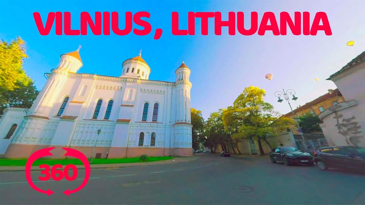 Vilnius, Lithuania VR 360 travel video
