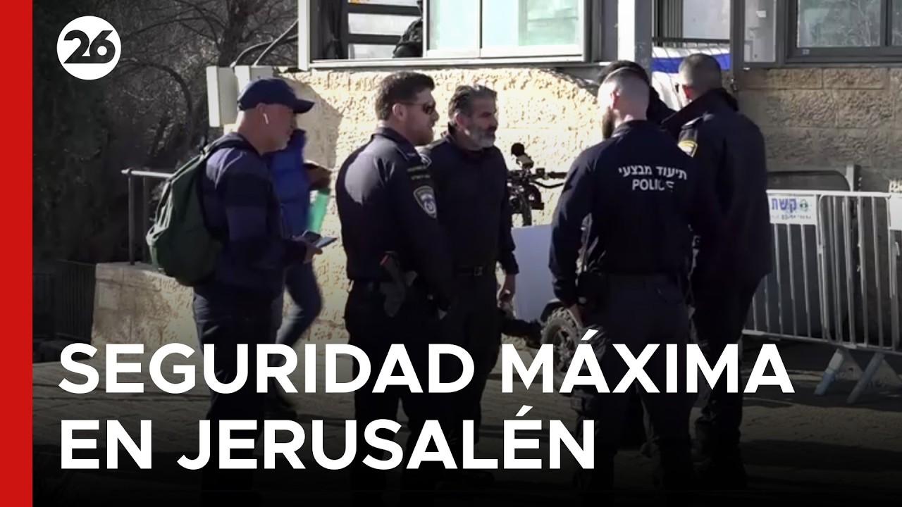 🇮🇱 OPERATIVO ESPECIAL | Israel refuerza la seguridad en Jerusalén por el inicio del Ramadán