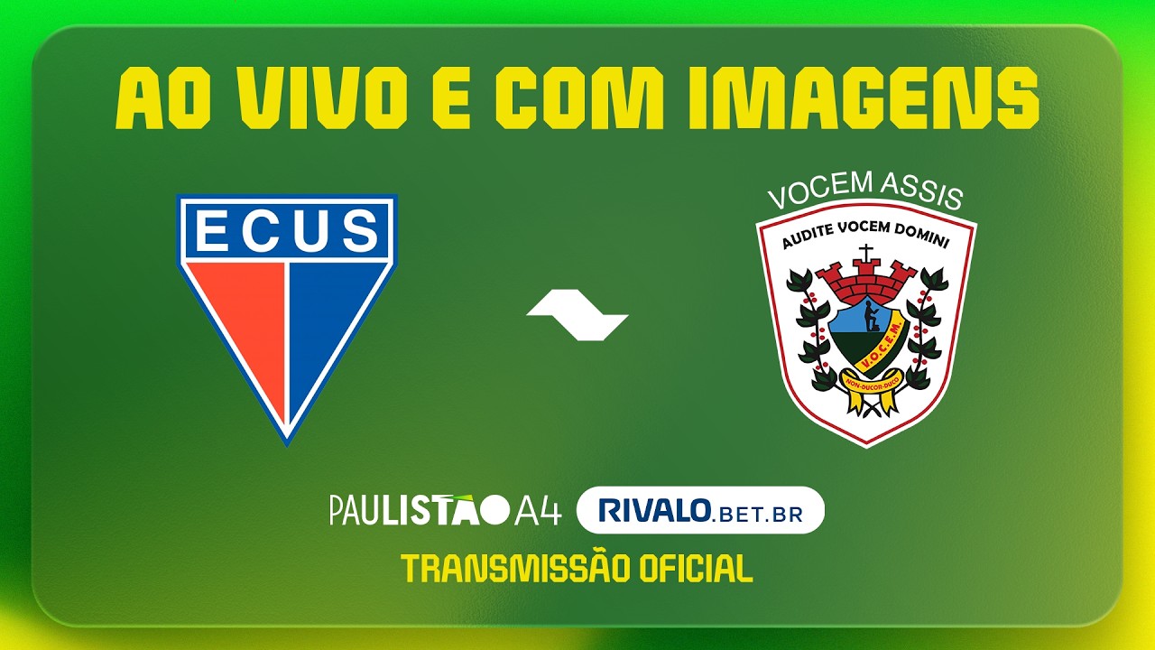 JOGO COMPLETO: ECUS X VOCEM | RODADA 5 | PAULISTÃO A4 RIVALO 2026