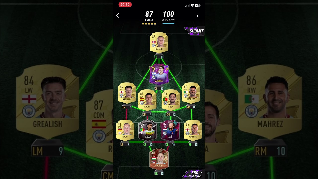 SBC CHRISTOPHER NKUNKU UCL HAT TRICK