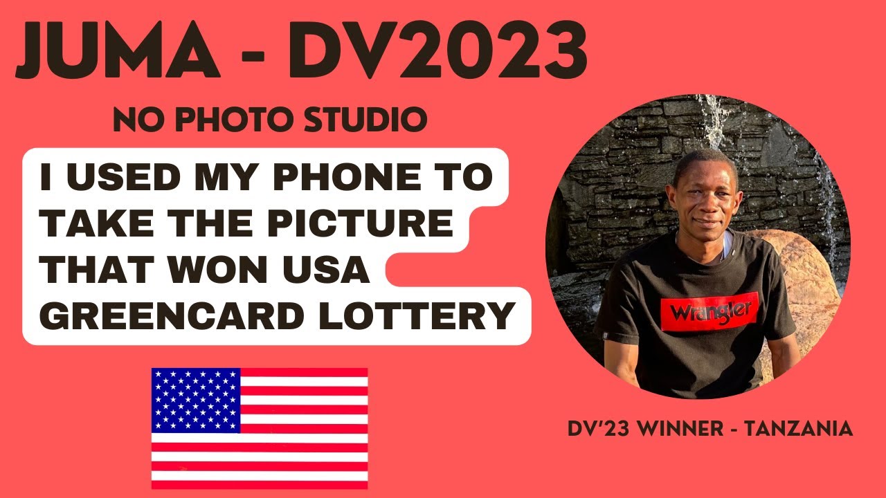 I USED MY PHONE TO TAKE THE PICTURE THAT WON DV LOTTERY | GREENCARD LOTTERY | DV2026