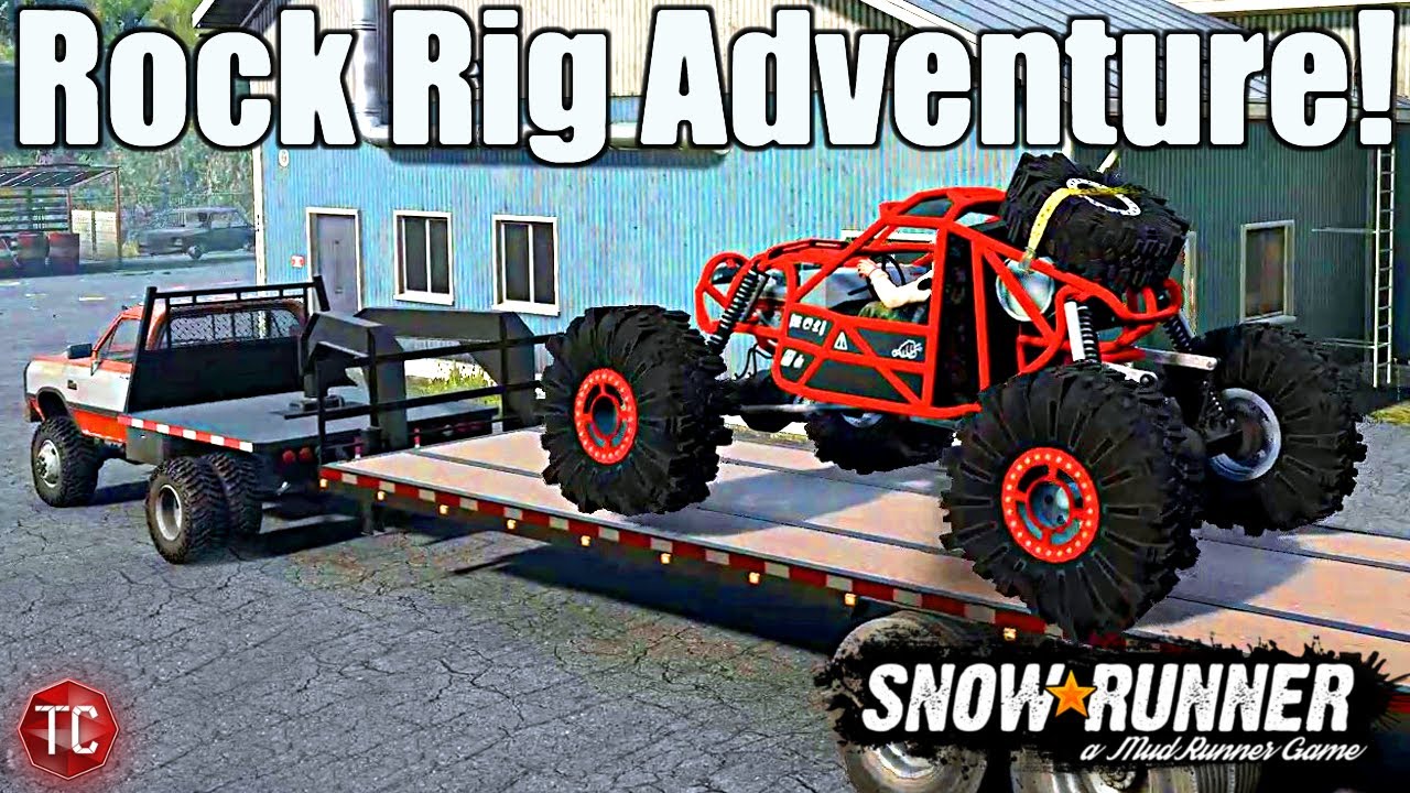 SnowRunner: 1st Gen Dodge Hauling ROCK BOUNCER! HARD CRAWLING!