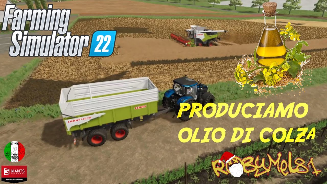 FARMING SIMULATOR 22 - ITA - SERIE EUROPEA - 31 - Produciamo Olio Di Colza