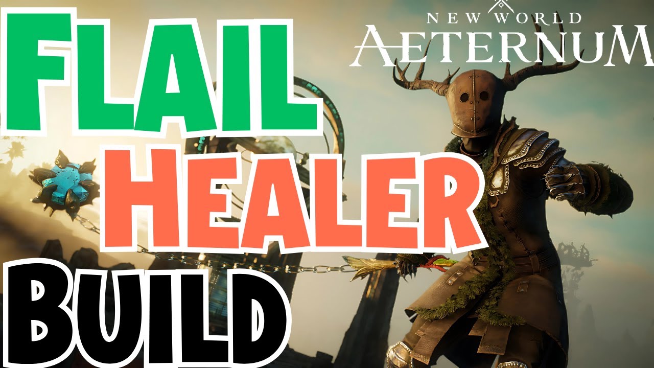 New World Aeternum Season 9 Flail + Life Staff Healer Build PVE!
