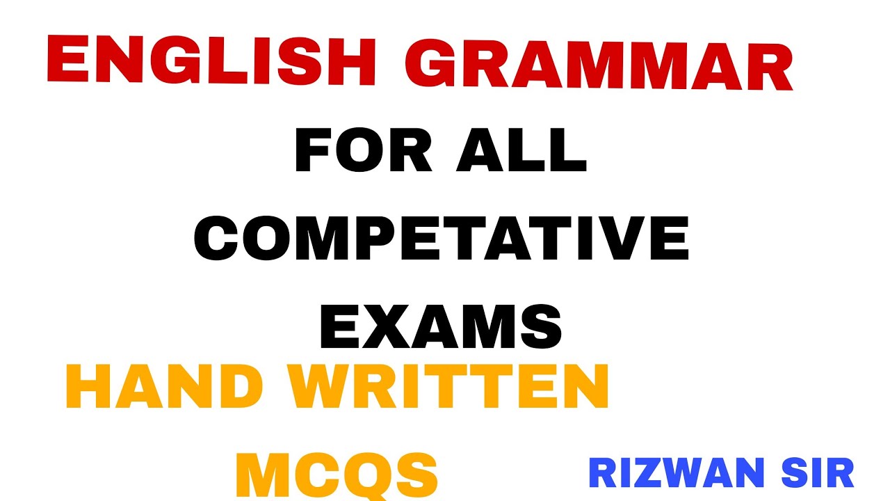 ENGLISH GRAMMAR. ||ENGLISH GRAMMAR PREVIOUS YEAR MCQS 2026.||ENGLISH GRAMMAR FOR ALL EXAMS. ||