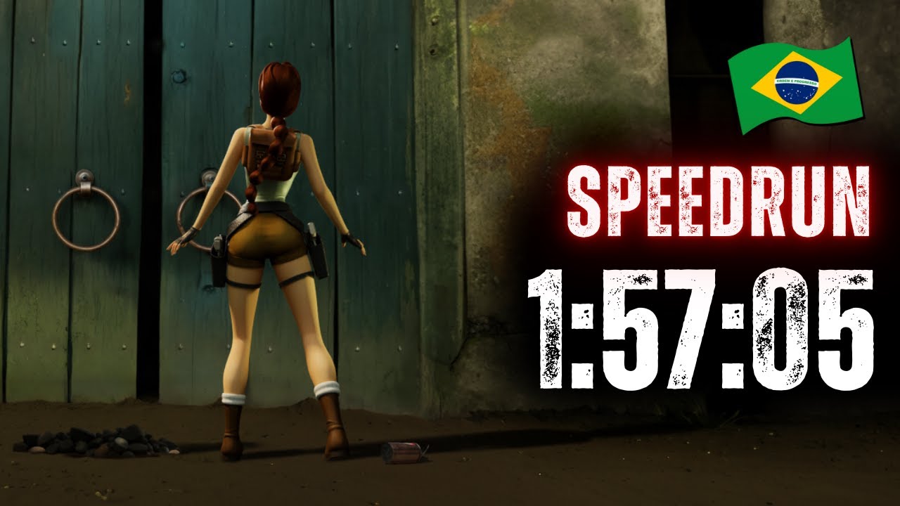🇧🇷 Tomb Raider 1 Remaster - Glitchless | Tank Control 1:57:05 PB